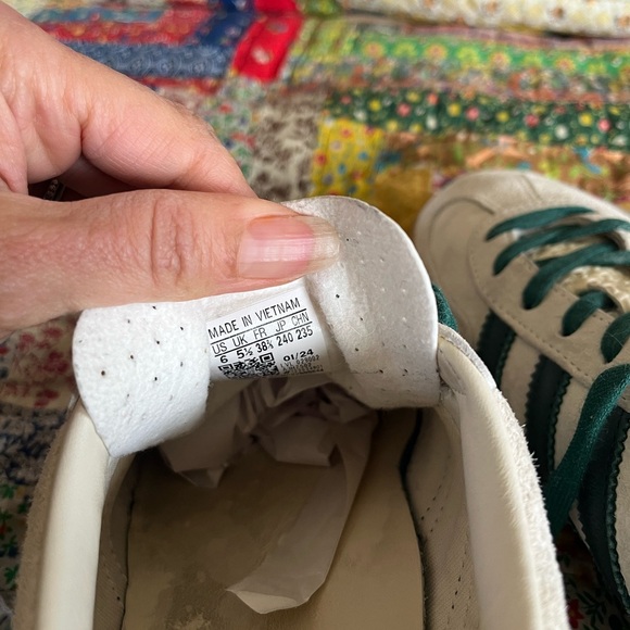 Adidas Gazelle Cream Collegiate Green | perfect condition - Picture 6 of 7
